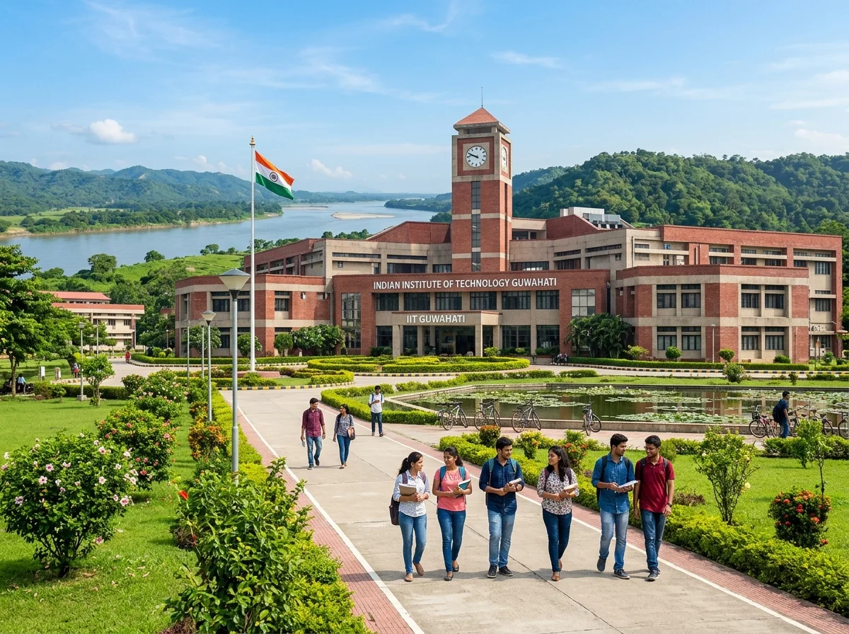 IIT Guwahati Campus – Indian Institute of Technology Guwahati, Brahmaputra River, Assam