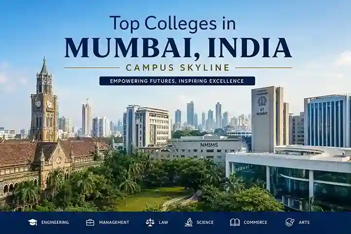 Top colleges in Mumbai India campus skyline