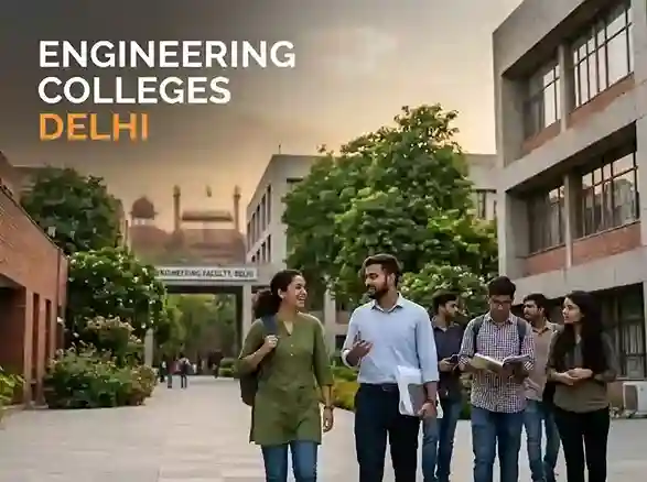 Top engineering colleges in Delhi 2026 IIT Delhi, DTU, NSUT campus overview