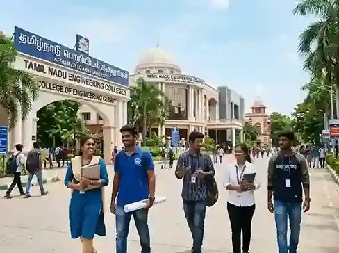 Top Engineering Colleges in Tamil Nadu — IIT Madras, NIT Trichy, VIT Vellore campus overview