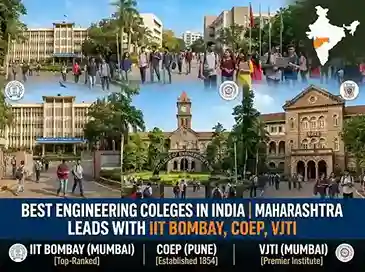 Best engineering colleges in India | Maharashtra leads with IIT Bombay, COEP, VJTI